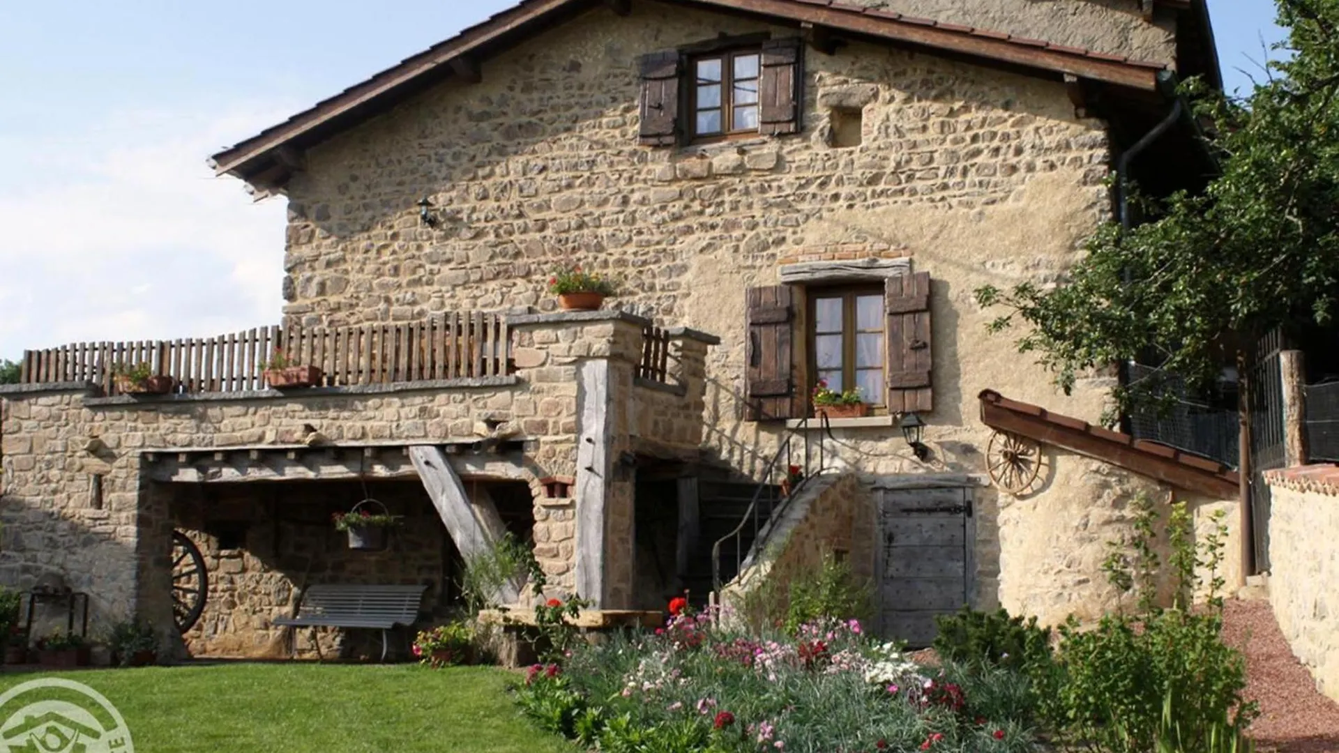 度假居 Gite Charmant Avec Four A Pain, Jardin, Terrasse, Jeux Et Poele A Bois, Acceptant Animaux - Fr-1-496-137 Chirassimont 法国